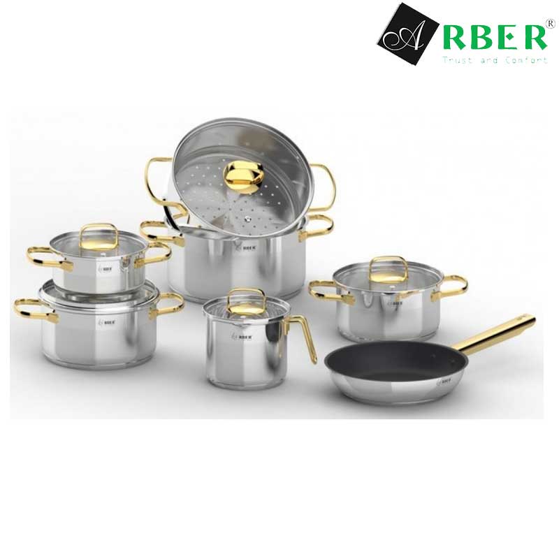 Bộ nồi Arber inox GOLD MAX