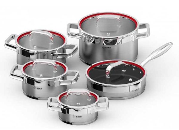 Bộ nồi từ Arber inox AN05RED-MAX