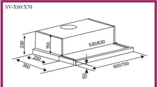 Máy hút mùi Sevilla SV-X70