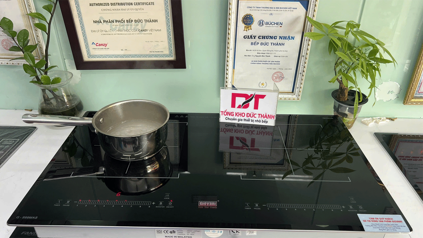 Bếp từ Giovani G-999MAS nhập khẩu Malaysia