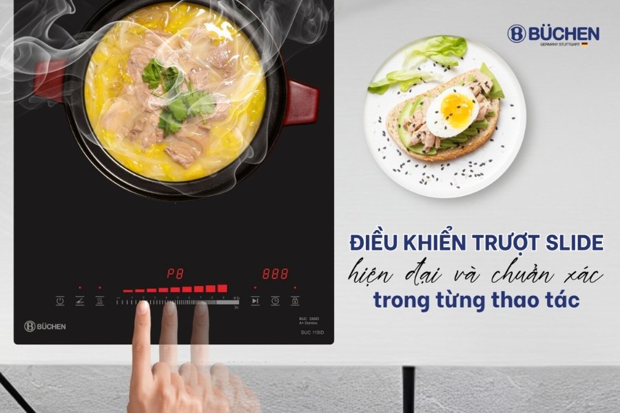 Bếp từ đơn âm Buchen BU199ID