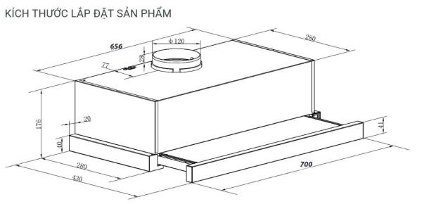 Máy hút mùi Canzy CZ 517B