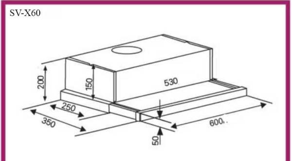 Máy hút mùi Sevilla SV-X60