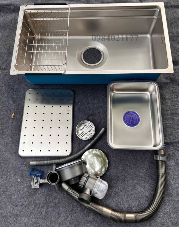 Chậu rửa bát âm bàn 1 hố under- table Kobesi KB 7843