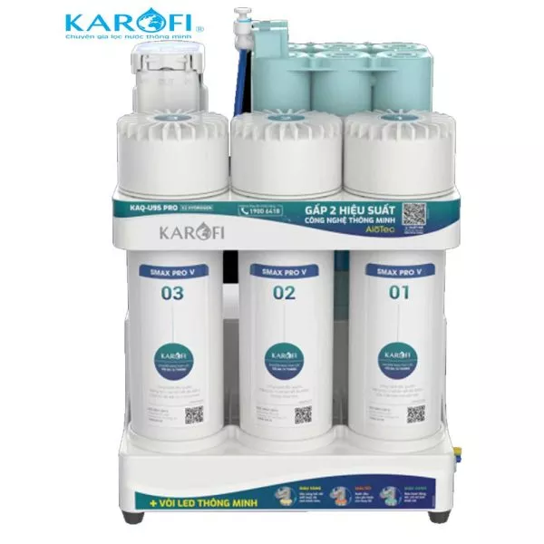Máy lọc nước RO Karofi KAQ-U95 Pro