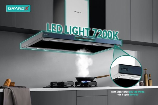 Máy hút mùi Grandx Serial Premium GX H90IL89 nhập Malaysia