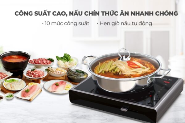 BẾP TỪ ĐƠN CẢM ỨNG SUNHOUSE MAMA SHD6880
