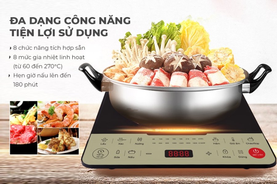 Bếp từ đơn SUNHOUSE SHD6869