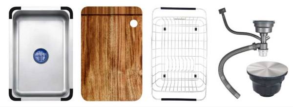 Chậu rửa bát Gento GT04-8048 Inox 304