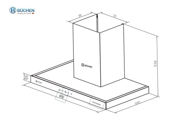 MÁY HÚT KHÓI BUCHEN BU97DWA