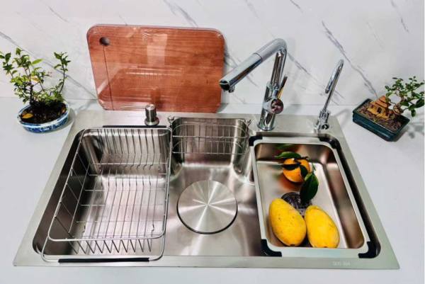 Chậu rửa bát Gento GT04-8048 Inox 304