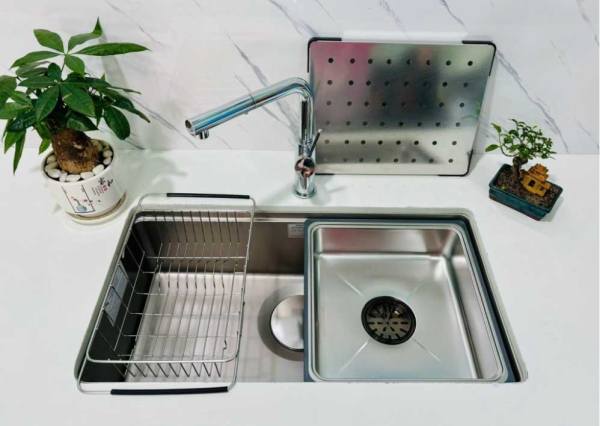 Chậu rửa Gento âm toàn phần chống xước GT04-7843 New