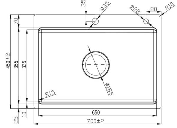 Chậu rửa bát Gento GT04-7045 Inox 304