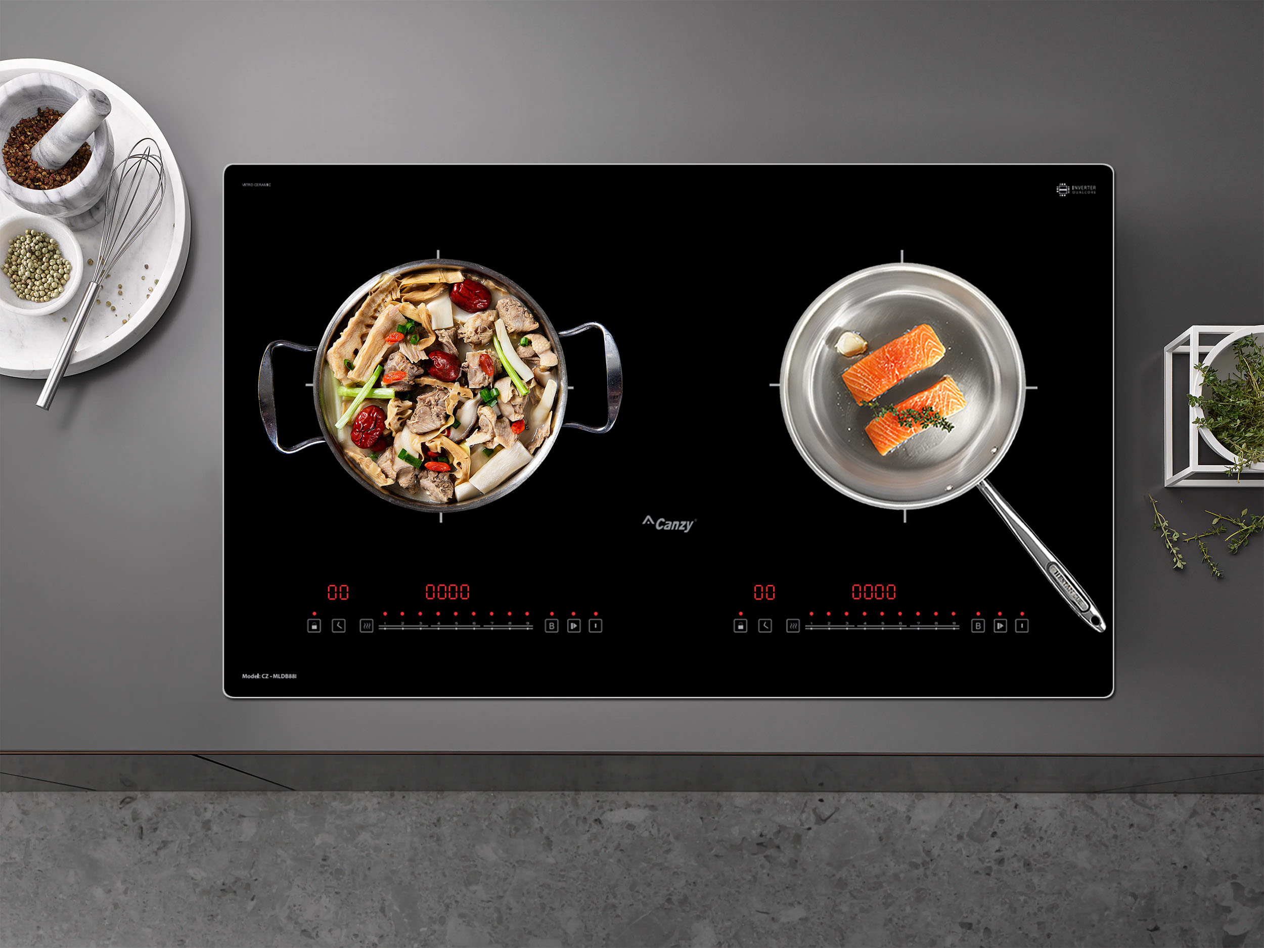 Bếp từ Canzy CZ-MLDB88I