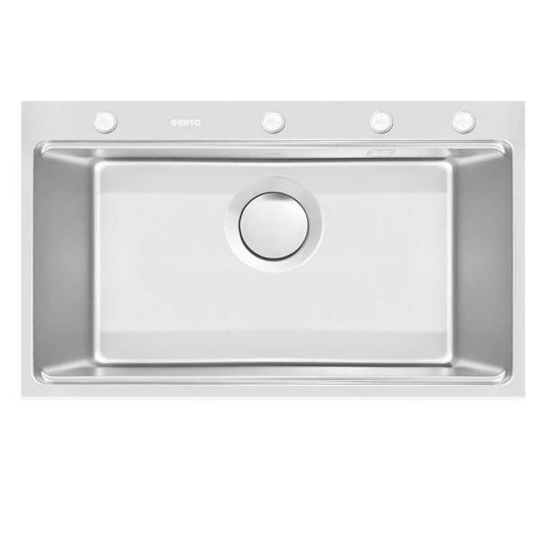 Chậu rửa bát Inox chống xước Gento GT 7848 New