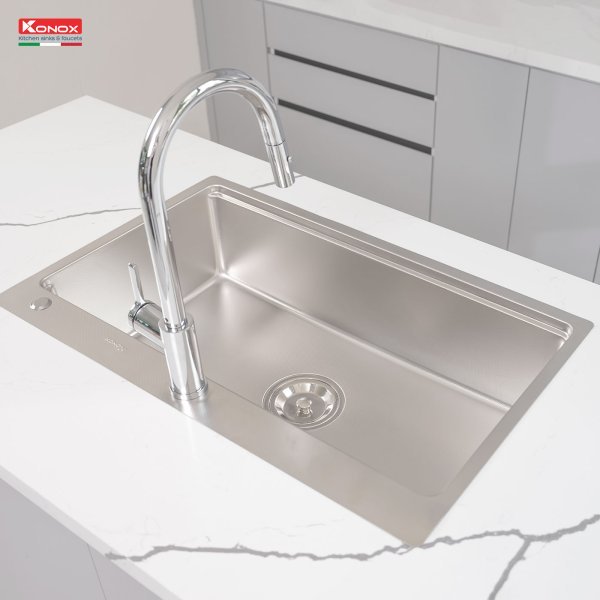 Chậu rửa bát chống xước Workstation Sink KN8151TS Dekor Basic