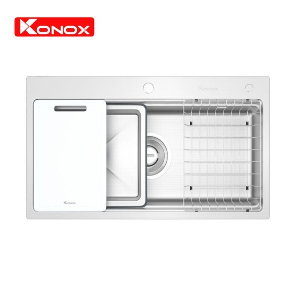 Chậu rửa bát chống xước Workstation Sink KN8751TS Dekor