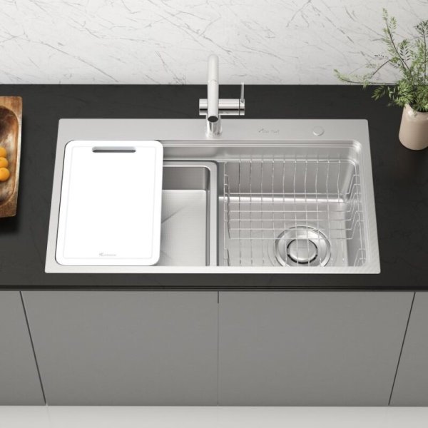 Chậu rửa bát chống xước Workstation Sink KN8048TS Dekor