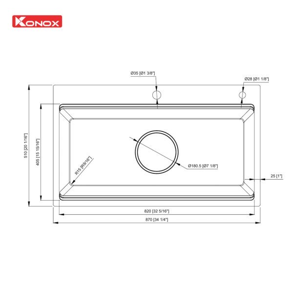 Chậu rửa bát chống xước Workstation Sink KN8751TS Dekor