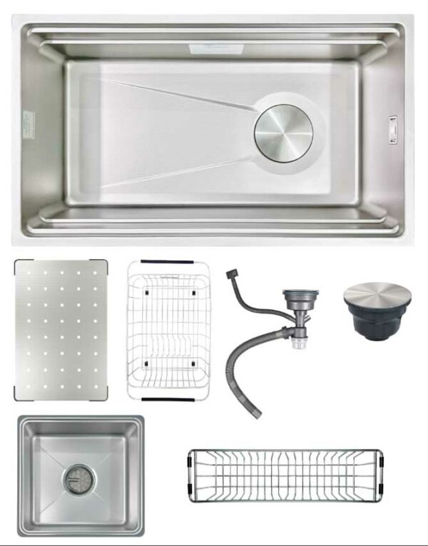 Chậu rửa chống xước Gento GT04-7645 new