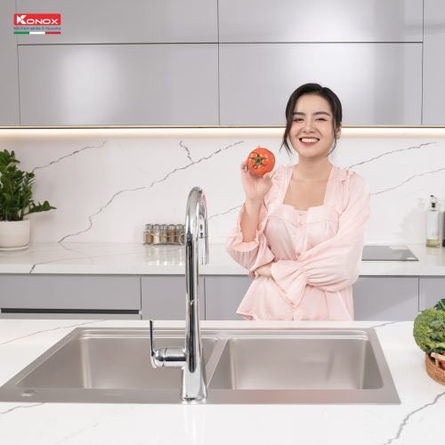 Chậu rửa bát chống xước Workstation Sink KN8651TD Dekor Basic