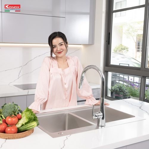 Chậu rửa bát chống xước Workstation Sink KN8651TD Dekor Basic