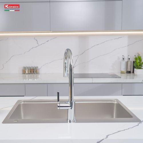 Chậu rửa bát chống xước Workstation Sink – Topmount Sink KN8151TS Dekor