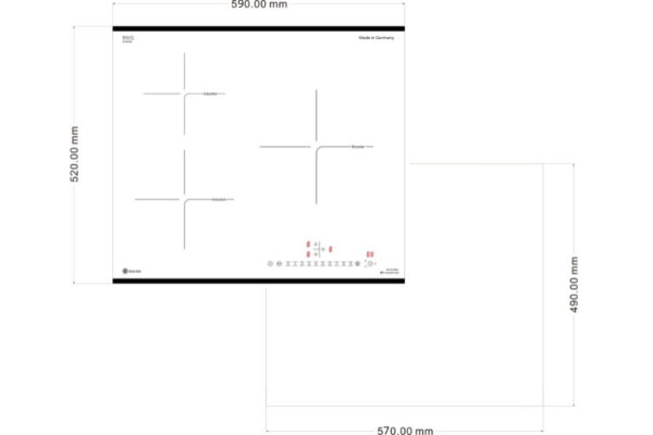 Bếp từ Buchen BUC669MS
