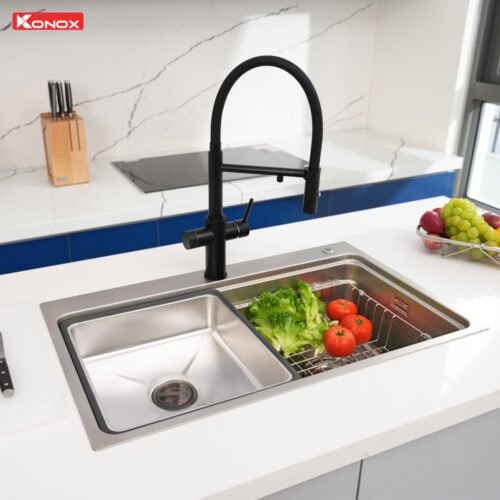 Chậu rửa bát chống xước Workstation Sink KN8048TS Dekor
