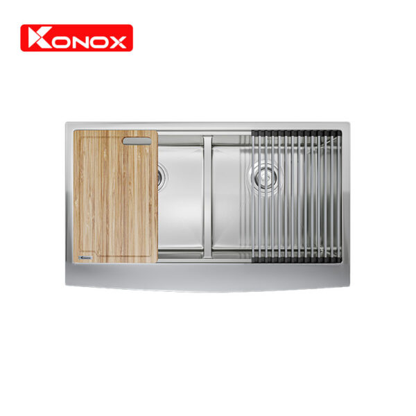 Chậu rửa bát Workstation Sink – Apron Sink KN8751DA Curve