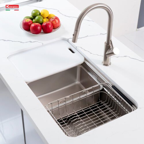Chậu rửa bát chống xước Workstation Sink KN8347SU Dekor