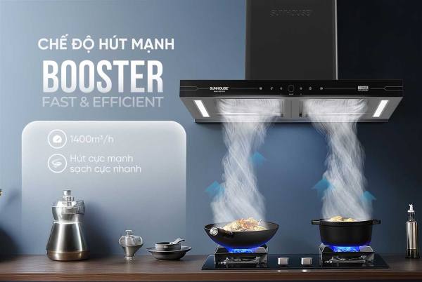 MÁY HÚT MÙI CHỮ T SUNHOUSE SHB72093