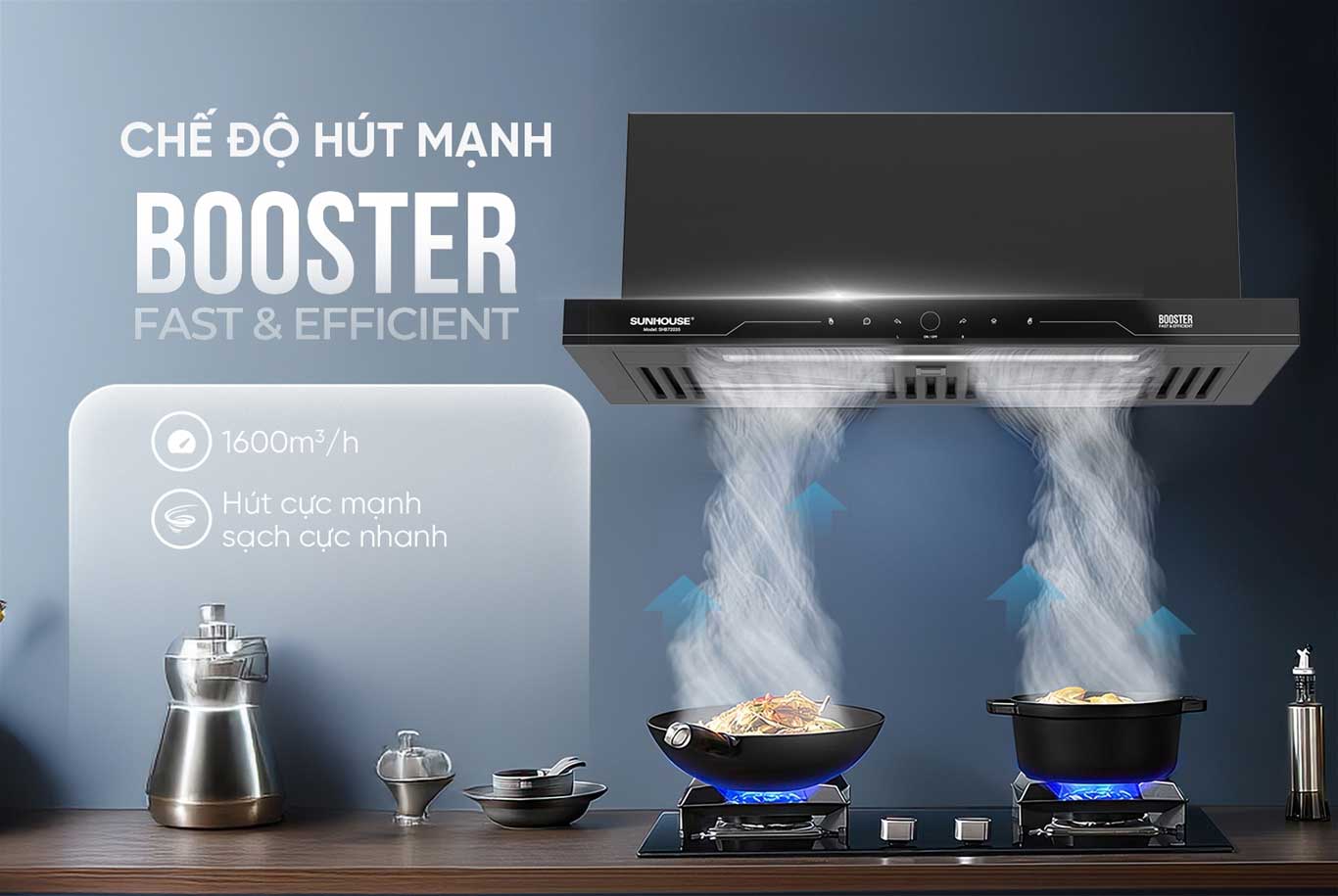 MÁY HÚT MÙI ÂM TỦ SUNHOUSE SHB72035