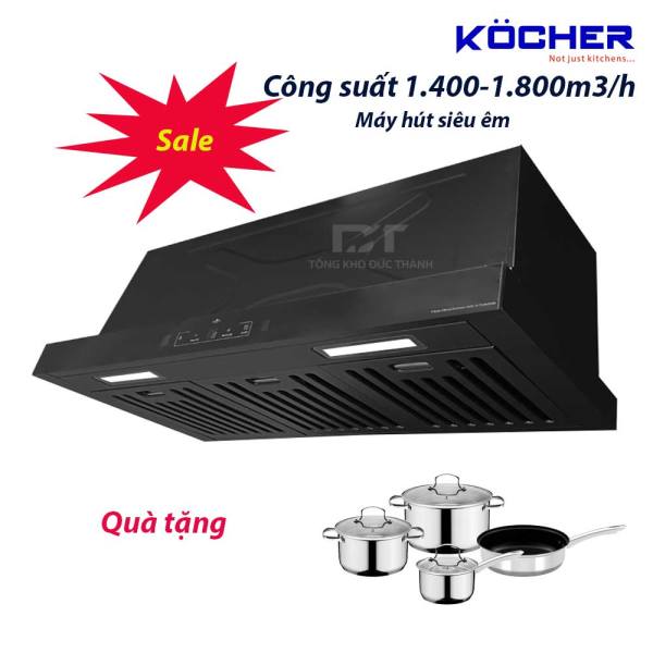 Máy hút mùi kocher TURBO X-350D công suất 1.800m3/h
