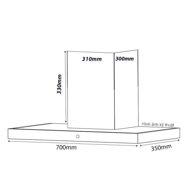 MÁY HÚT MÙI CHỮ T SUNHOUSE SHB72093