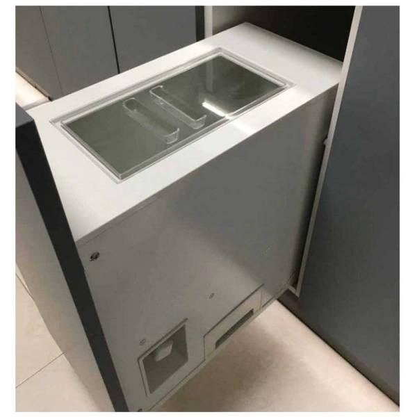 Thùng gạo âm tủ bắt cánh Blanc BC15A