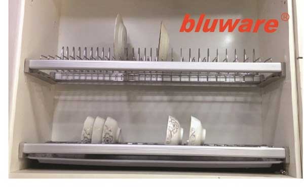 Giá bát cố định cao cấp 2 tầng bluware B290- BN290SUS304 ( KT 900mm)