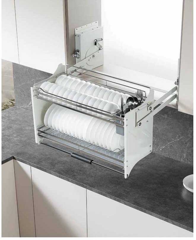 Giá bát nâng hạ di động Blanc BC90SD - KT tủ 900mm