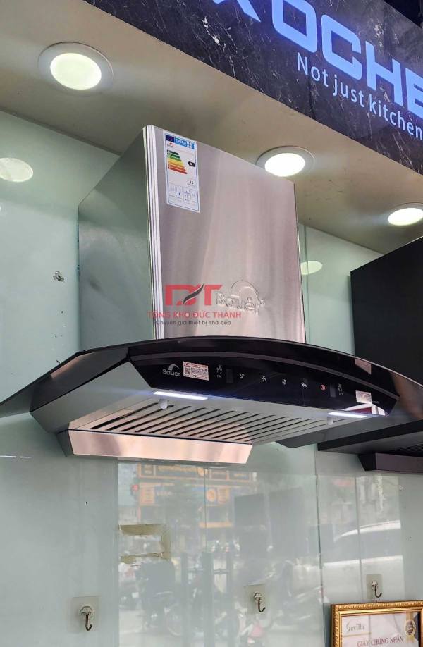 Máy hút mùi Bauer BC70STC tự động làm sạch mô tơ