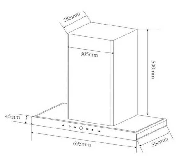 Máy hút mùi Blanc BA35TB