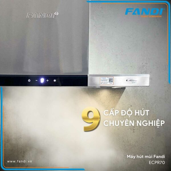 Máy Hút Mùi Fandi ECPR70 nhập Malaysia