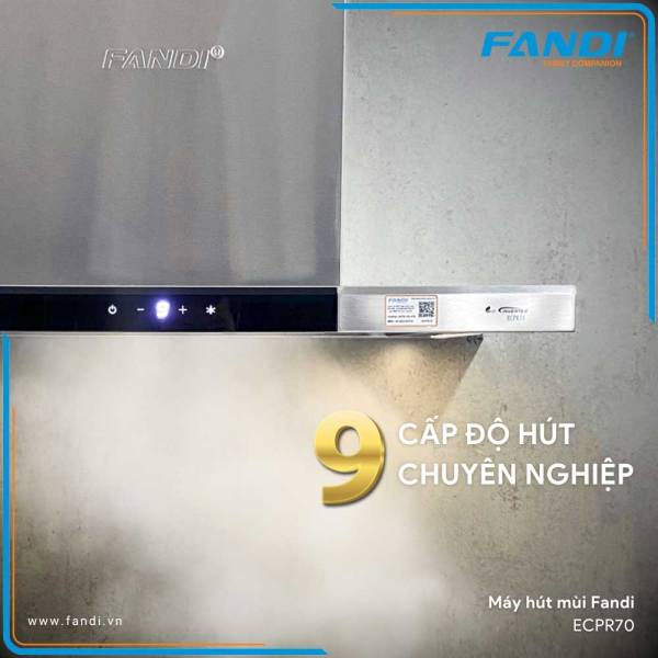 Máy Hút Mùi Fandi ECPR70 nhập Malaysia