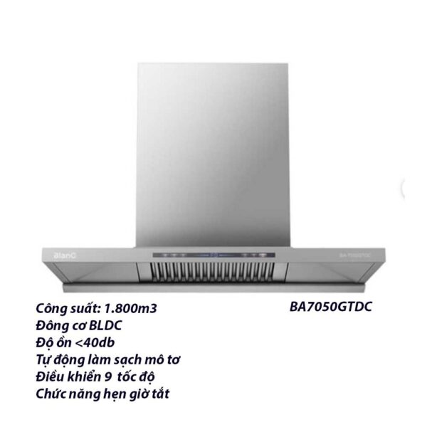 Máy Hút Mùi Tự Làm Sạch BlanC BA 7050GTDC
