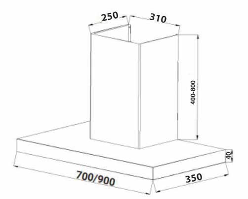 Máy Hút Mùi Fandi EFPR70/90 nhập Malaysia