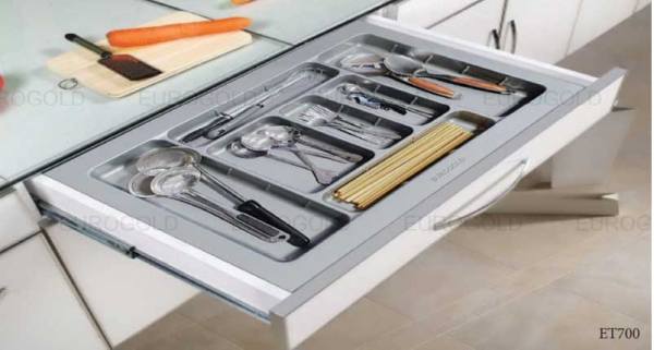 Khay chia thìa dĩa nhựa cao cấp ET700 (ETC700G) – Eurogold