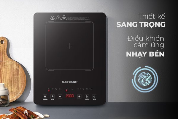 BẾP TỪ ĐƠN CẢM ỨNG SUNHOUSE SHD6805