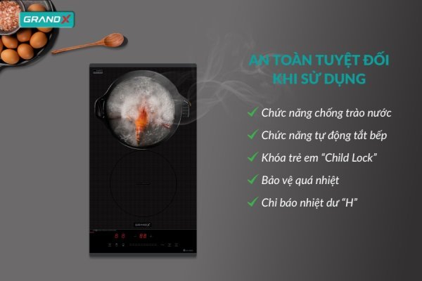 BẾP TỪ GRANDX GX ID505