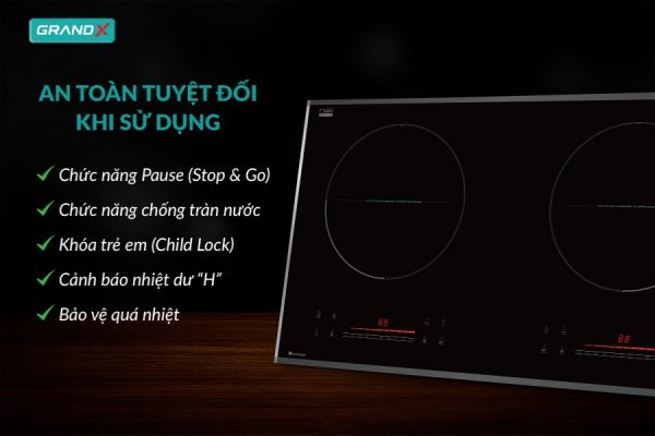 BẾP TỪ GRANDX GX IH686SE