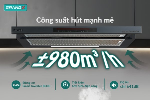 MÁY HÚT MÙI GRANDX GX H70F72B