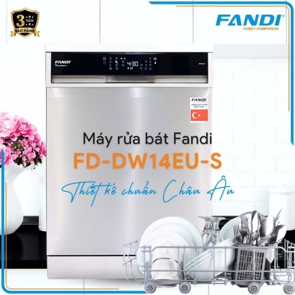 MÁY RỬA BÁT FANDI DW14EU-S